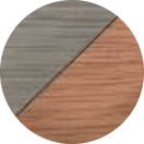 Wood Grain Cool Grey/Pecan foam swatch